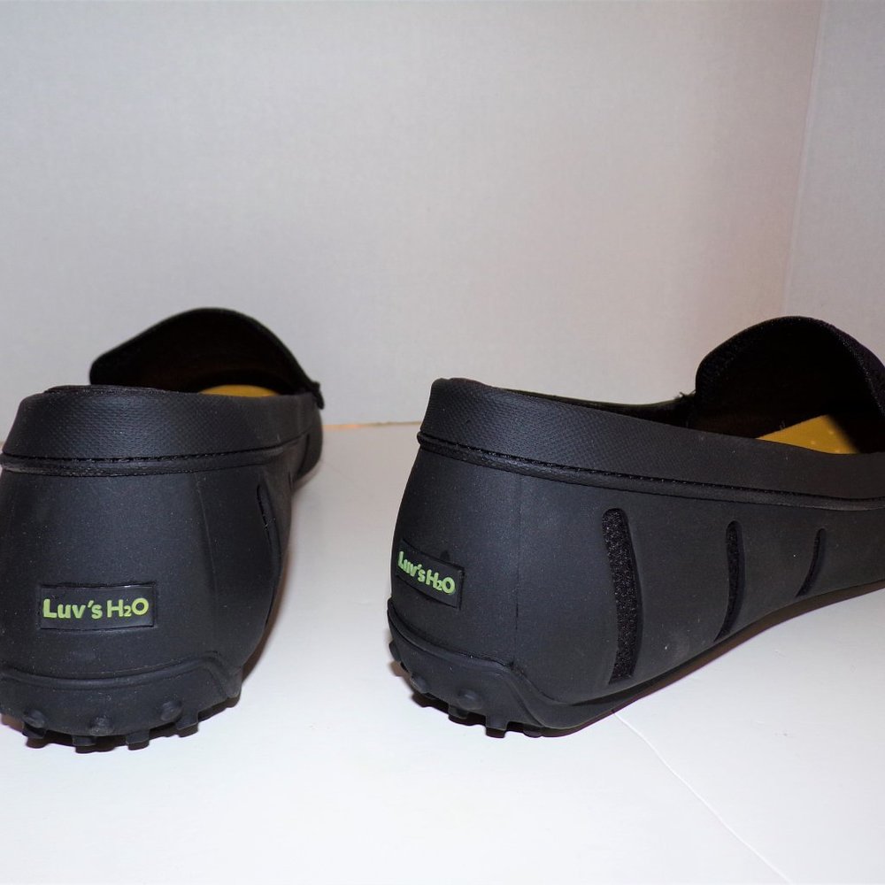 Luv's H20 Palm Beach Men's Black Slip-on Loafer - Picture 4 of 8